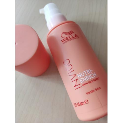 Wella Professionals Invigo, Nutri Enrich, Wonder Balm (Magiczny balsam bez spłukiwania odżywczo - nawilżający z jagodami goji) - opinie | zdjęcie do recenzji od Azani
