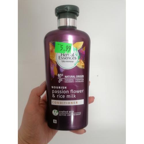 Herbal Essences Bio:renew, Odżywcza odżywka do włosów `Passiflora i mleko ryżowe` - opinie | zdjęcie do recenzji od topxgirl - 1