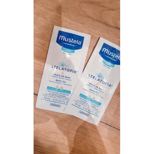 Mustela Stelatopia, Milky Bath Oil (Olejek mleczny do kąpieli) - opinie | zdjęcie do recenzji od taktojamarta - 2