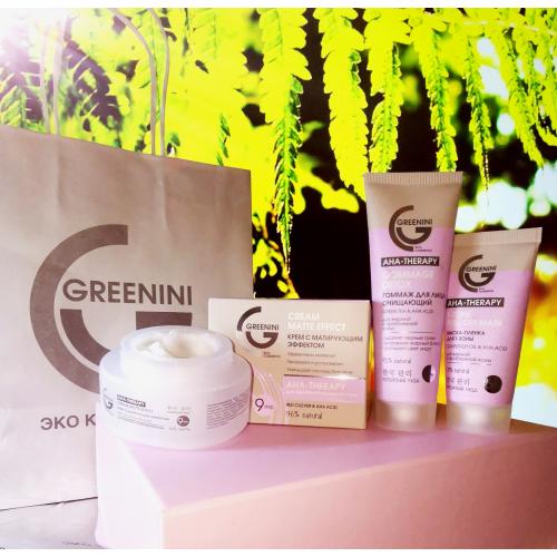 Greenini AHA Therapy, Cream Matte Effect (Krem do twarzy z efektem matującym) - opinie | zdjęcie do recenzji od Ewafefka - 4