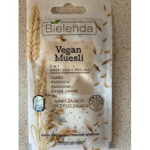 Bielenda Vegan Muesli, 2 w 1 Maseczka + peeling `Pszenica, owies, siemię lniane` - opinie | zdjęcie do recenzji od natus2202