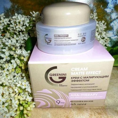 Greenini AHA Therapy, Cream Matte Effect (Krem do twarzy z efektem matującym) - opinie | zdjęcie do recenzji od malaga_89