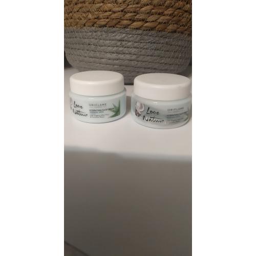 Oriflame Love Nature, Hydrating Face Cream with Organic Aloe Vera & Coconut Water (Nawilżający krem do twarzy z organicznym aloesem i wodą kokosową) - opinie | zdjęcie do recenzji od Moniula93 - 4