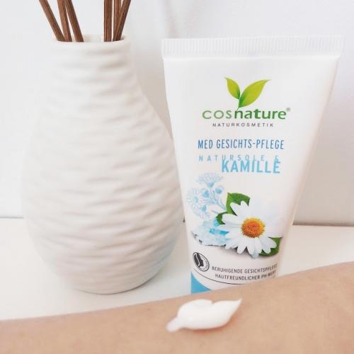 Cosnature Med, Gesichts-Pfelge, Natursole & Kamille, Gesichtscreme (Naturalny kojący krem do twarzy z solanką i rumiankiem) - opinie | zdjęcie do recenzji od Majka_93