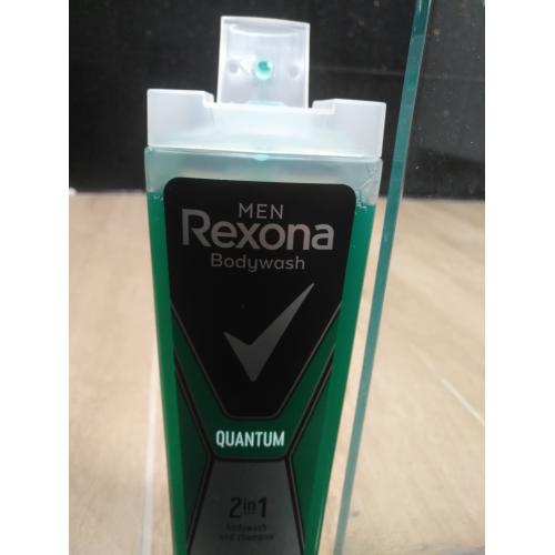 Rexona Men Quantum, 2 in 1  Body Wash and Shampoo (Żel pod prysznic i szampon dla mężczyzn 2 w 1) - opinie | zdjęcie do recenzji od PAUNI