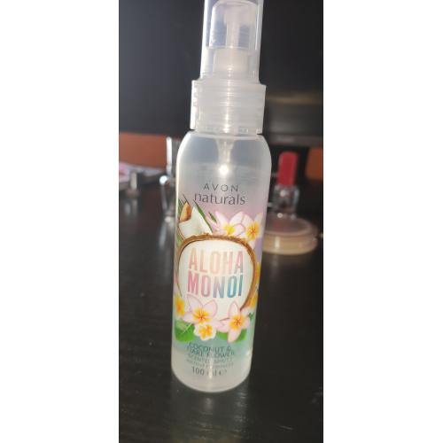 Avon Senses [Naturals], Aloha Monoi, Coconut & Tiare Flower Scented Spritz (Mgiełka do ciała `Kokos i tahitański kwiat tiare`) - opinie | zdjęcie do recenzji od joaska1992 - 2