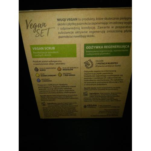 Niuqi Vegan Set, Odżywka + Scrub do paznokci - opinie | zdjęcie do recenzji od Gala23 - 2