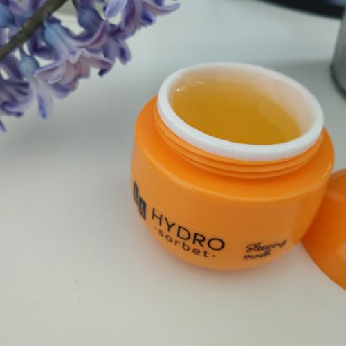 AA Hydro Sorbet Sleeping Mask, Żelowy krem na noc `Brzoskwinia + kwas hialuronowy` - opinie | zdjęcie do recenzji od eliza461