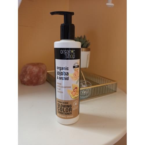 Organic Shop Orchid & Jojoba, Color Conditioner (Balsam do włosów farbowanych i matowych 'Złota orchidea') - opinie | zdjęcie do recenzji od 3Musicals