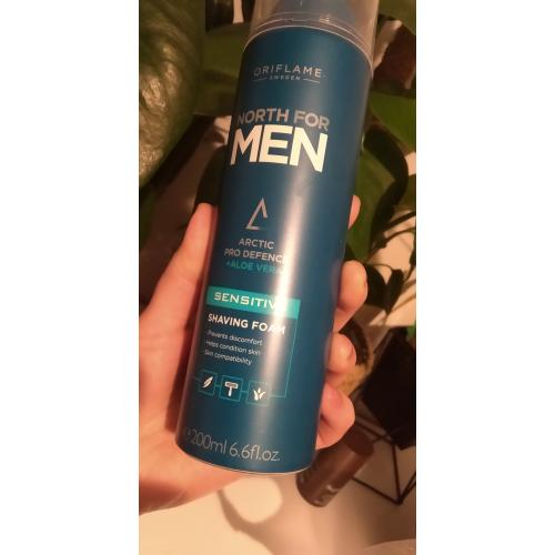 Oriflame North for Men, Sensitive, Shaving Foam (Pianka do golenia dla skóry wrażliwej) - opinie | zdjęcie do recenzji od Moniula93