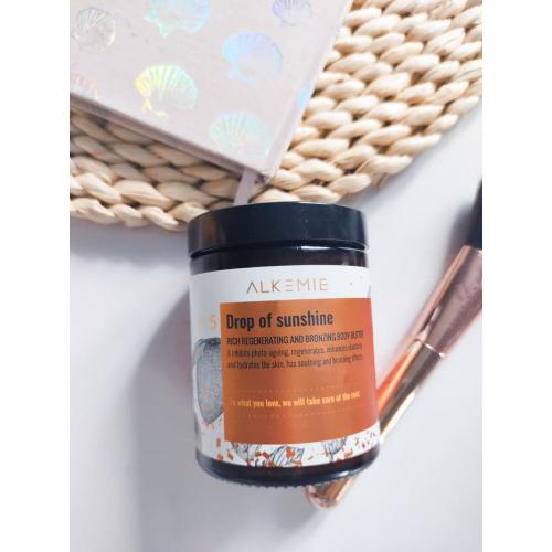 Alkmie No. 5 Sun for Everyone, Drop of Sunshine, Rich Regenerating & Bronzing Body Butter (Masło do ciała brązujące) - opinie | zdjęcie do recenzji od kinga255 - 1