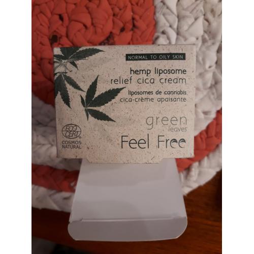 Feel Free Green Leaves, Hemp Relief Cica Cream (Lekki krem nawilżający do twarzy) - opinie | zdjęcie do recenzji od lila2223 - 1