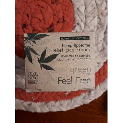 Feel Free Green Leaves, Hemp Relief Cica Cream (Lekki krem nawilżający do twarzy) - opinie | zdjęcie do recenzji od lila2223 - 4