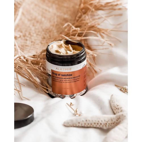 Alkmie No. 5 Sun for Everyone, Drop of Sunshine, Rich Regenerating & Bronzing Body Butter (Masło do ciała brązujące) - opinie | zdjęcie do recenzji od natunaturally - 2