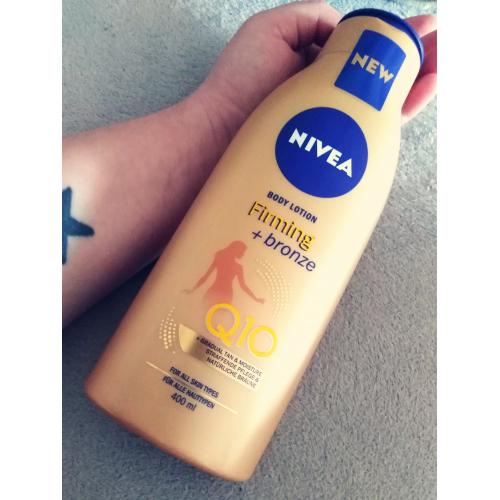 Nivea Q10 Firming + Bronze, Ujędrniajacy balsam do ciała z efektem brązującym i koenzymem Q10 - opinie | zdjęcie do recenzji od black_moth