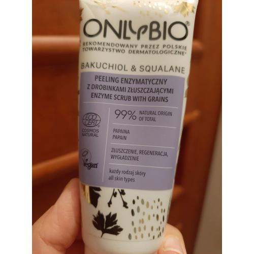 OnlyBio Bakuchiol & Skwalan, Peeling enzymatyczny z drobinkami - opinie | zdjęcie do recenzji od lusia1987 - 1