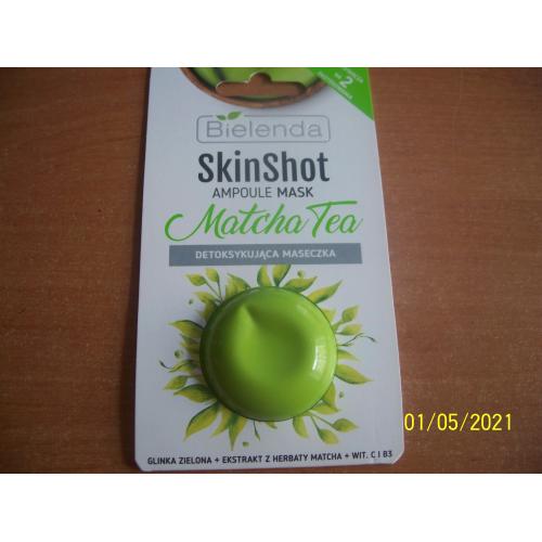 Bielenda Skin Shot Ampoule Mask Matcha Tea (Detoksykująca maseczka) - opinie | zdjęcie do recenzji od Smerfeta83 - 1