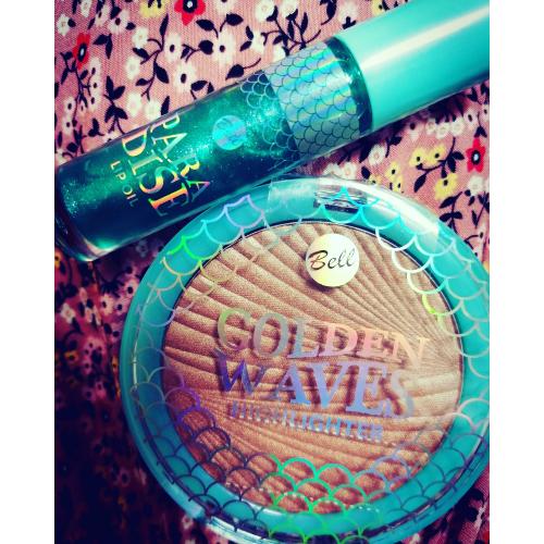 Bell Golden Waves Highlighter (Rozświetlacz do twarzy i ciała z efektem tafli) - opinie | zdjęcie do recenzji od M_art_a_Anna