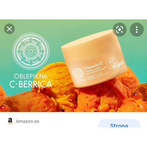 Natura Siberica Vitamin C Toning Light Face Cream-Fluid (Tonizujący krem fluid do twarzy) - opinie | zdjęcie do recenzji od Gala23 - 1
