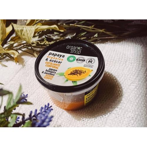 Organic Shop Papaya & Sugar, Body Peeling (Peeling do ciała `Soczysta papaja`) - opinie | zdjęcie do recenzji od 3Musicals - 3