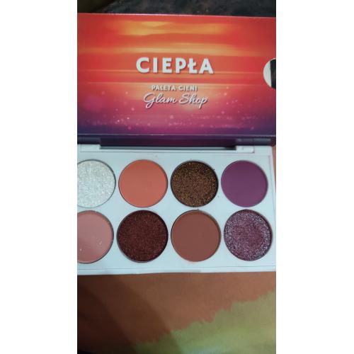 Glam Shop GlamBOX, Paleta cieni do powiek `Ciepła` - opinie | zdjęcie do recenzji od szminka2010