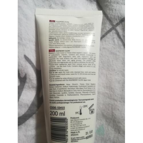 Apis Professional, Raspberry Glow Freeze-dried Raspberry Gel Mask (Maska żelowa z liofilizowanymi malinami) - opinie | zdjęcie do recenzji od daria_tkaczyk - 1