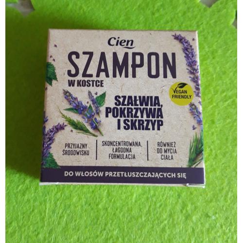 Cien Szampon do włosów przetłuszczających się w kostce `Szałwia, pokrzywa i skrzyp` - opinie | zdjęcie do recenzji od Andromeda1966