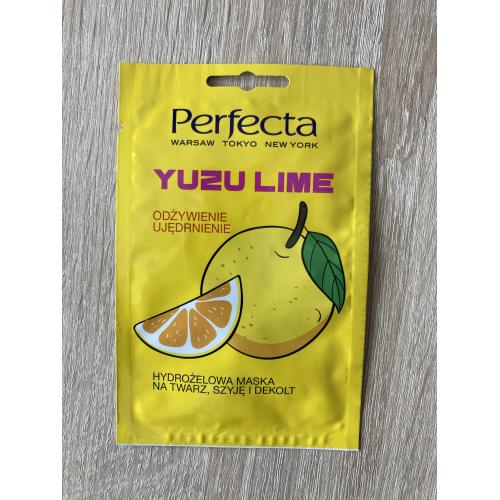 Perfecta Yuzu Lime, Hydrożelowa maska na twarz, szyje i dekolt `Odżywienie i ujędrnienie` - opinie | zdjęcie do recenzji od natus2202