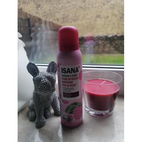 Isana Raspberry & Jasmine Rasierschaum (Pianka do golenia z aloe vera) - opinie | zdjęcie do recenzji od blondeinbeauty