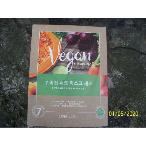 Lomi Lomi Vegan, Sheet Mask with Broccoli Extract and Vitamins A and E (Wegańska maseczka w płachcie z ekstraktem z brokułów i witaminami A i E) - opinie | zdjęcie do recenzji od Smerfeta83 - 1