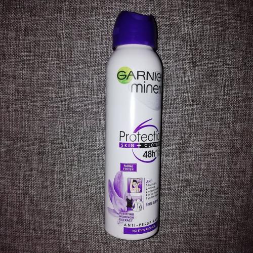 Garnier Mineral Protection 6 Skin + Clothes 48h Non Stop Anti-Perspirant (Antyperspirant w sprayu 6 w 1) - opinie | zdjęcie do recenzji od Skarbus19