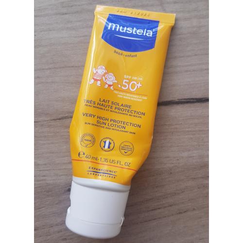 Mustela Sun Bebe-Enfant, Lait Solaire Tres Haute Protection SPF 50+ PPD 25 (Mleczko przeciwsłoneczne SPF 50+) - opinie | zdjęcie do recenzji od Staria - 2