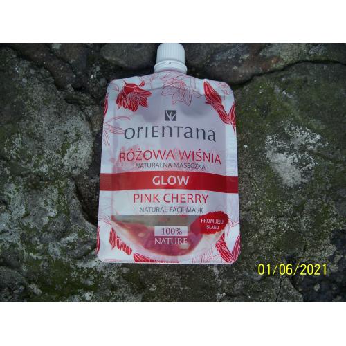 Orientana Glow Pink Cherry Natural Facial Mask (Naturalna maseczka do twarzy `Różowa wiśnia`) - opinie | zdjęcie do recenzji od Smerfeta83 - 1