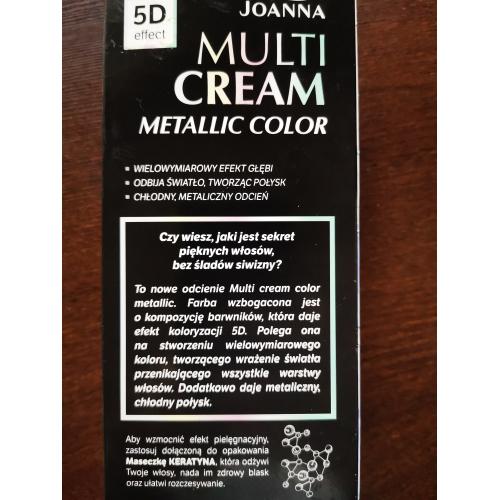 Joanna Multi Cream Metallic Color, Farba do włosów - opinie | zdjęcie do recenzji od Ewafefka - 5