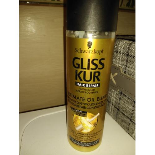 Schwarzkopf Gliss Ultimate Oil Elixir, Ekspresowa odżywka regeneracyjna - opinie | zdjęcie do recenzji od monika888888