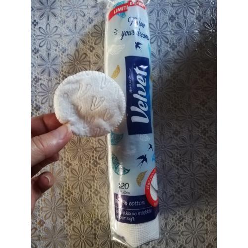 Velvet Natural Comfort, Płatki kosmetyczne - opinie | zdjęcie do recenzji od Ivonek38