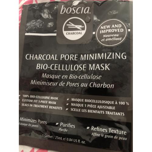 Boscia Charcoal Pore-Minimizing Bio-Cellulose Mask (Maseczka do twarzy) - opinie | zdjęcie do recenzji od SylenaFree
