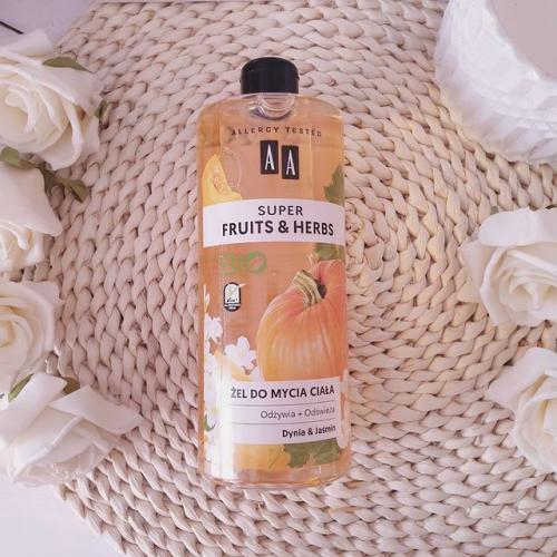 AA Super Fruits & Herbs, Peeling do mycia ciała `Dynia & jaśmin` - opinie | zdjęcie do recenzji od DominikaCym