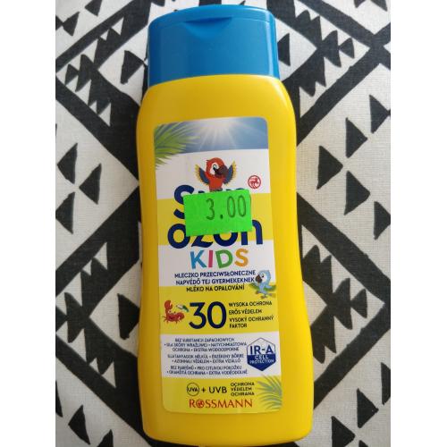 SunOzon Kids, Mleczko do opalania dla dzieci SPF 30 (nowa wersja) - opinie | zdjęcie do recenzji od Paula9595p - 1
