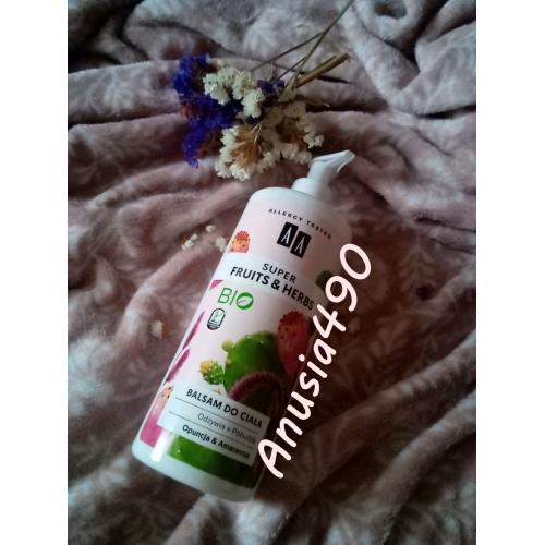 AA Super Fruits & Herbs, Balsam do ciała `Opuncja & amarantus` - opinie | zdjęcie do recenzji od Anusia490