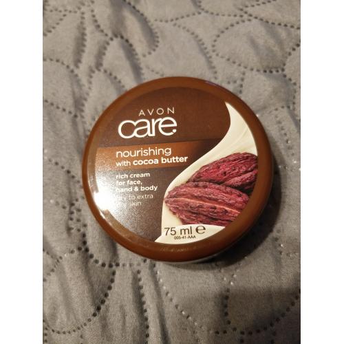 Avon Care, Cocoa Butter, Conditioning Moisturizer for Face, Hand & Body [Care, Nourishing with Cocoa Butter, Rich Cream for Face, Hand & Body] (Regenerująco - odżywczy krem do twarzy, rąk i ciała  z masłem kakaowym) - opinie | zdjęcie do recenzji od Paula9595p