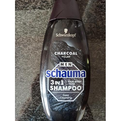 Schauma Men, Charcoal + Clay 3 in 1 Shampoo (Szampon do włosów 3 w 1 z węglem i glinką) - opinie | zdjęcie do recenzji od MartaSroczka