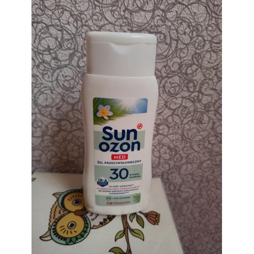 SunOzon Med, Sonnengel LSF 30 (Żel przeciwsłoneczny SPF 30) - opinie | zdjęcie do recenzji od Wikciaa2307