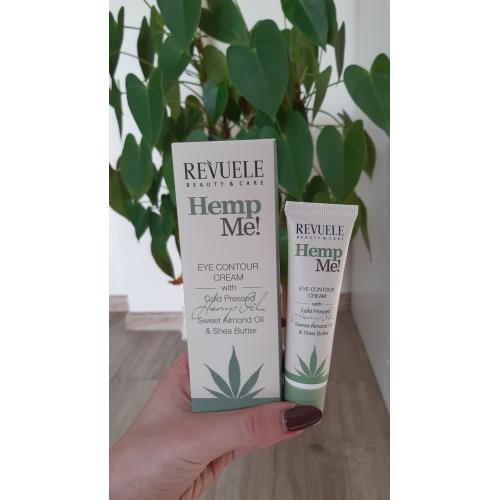 Revuele Hemp Me!, Eye Contour Cream with Cold Pressed Hemp Seed Oil Sweet Almond Oil & Shea Butter (Krem pod oczy z masłem shea i olejem ze słodkich migdałów) - opinie | zdjęcie do recenzji od Czylka23