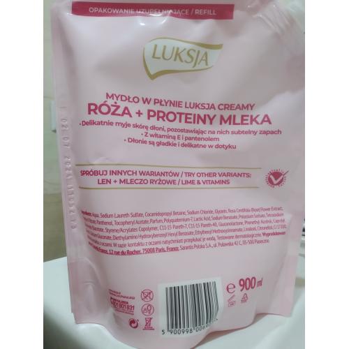 Luksja Creamy, Mydło w płynie `Róża i proteiny mleka` - opinie | zdjęcie do recenzji od Gogo145 - 3
