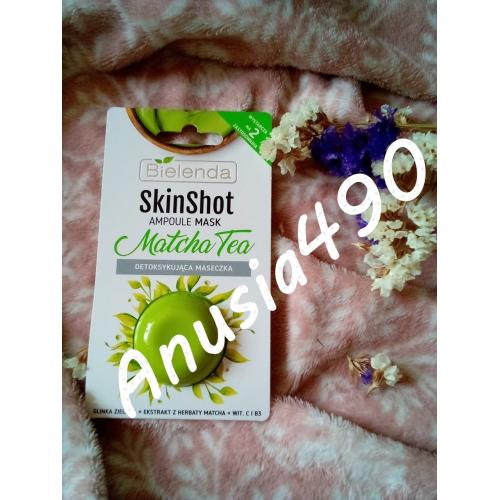 Bielenda Skin Shot Ampoule Mask Matcha Tea (Detoksykująca maseczka) - opinie | zdjęcie do recenzji od Anusia490
