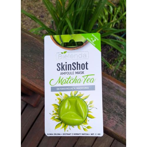 Bielenda Skin Shot Ampoule Mask Matcha Tea (Detoksykująca maseczka) - opinie | zdjęcie do recenzji od Ariessa