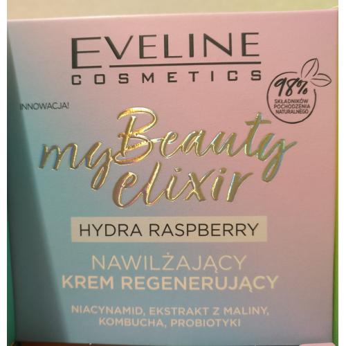 Eveline Cosmetics My Beauty Elixir Hydra Raspberry, Nawilżający krem regenerujący - opinie | zdjęcie do recenzji od PAUNI