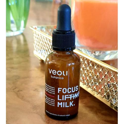 Veoli Botanica Focus Lifting Milk (Liftingujące serum anti-aging z bakuchiolem oraz Fusion Instant Lift) - opinie | zdjęcie do recenzji od Iwona_C