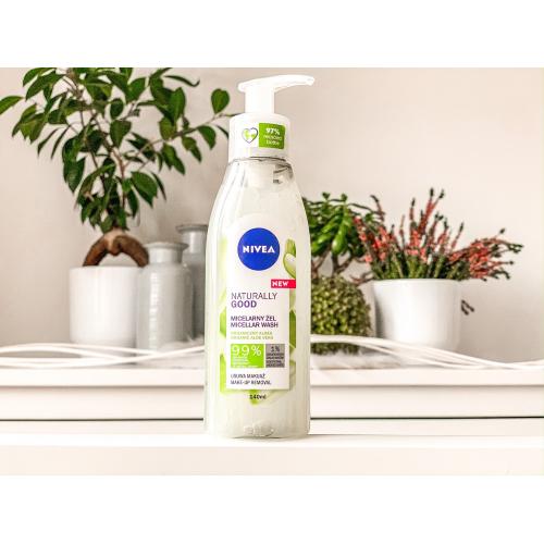 Nivea Naturally Good, Żel micelarny `Organiczny aloes` - opinie | zdjęcie do recenzji od stacjaorganizacja - 1